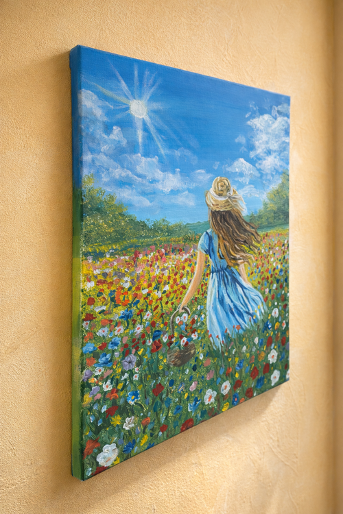 Peinture évasion florale